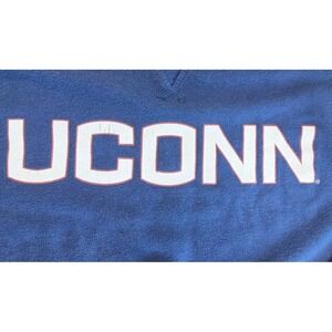 Vintage UConn Huskies NAVY BLUE Crewneck Sweatshirt XXL MV SPORTS